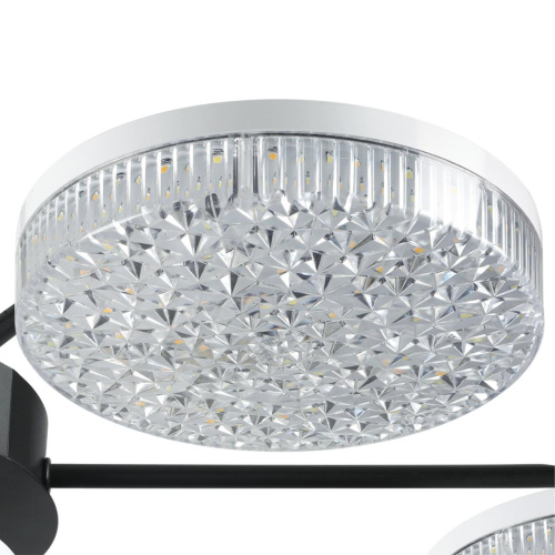 8236/7CL LEDIO LN25 000 черный, металл/акрил Люстра потолочная с ПДУ LED 90W 3000-6000К 220V DIDANA 8236/7CL LEDIO LN25 000 черный, металл/акрил Люстра потолочная с ПДУ LED 90W 3000-6000К 220V DIDANA