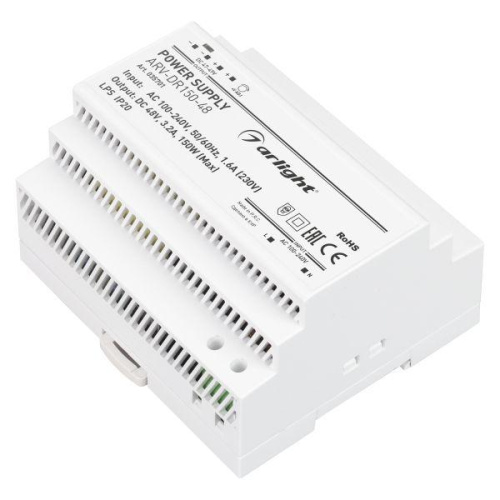Блок питания Arlight ARV-DR100-48 48V 150W IP20 3,2A 035701 Блок питания Arlight ARV-DR100-48 48V 150W IP20 3,2A 035701