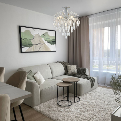 Светильник на штанге Escada 2135/5P E14*40W Chrome фото 2