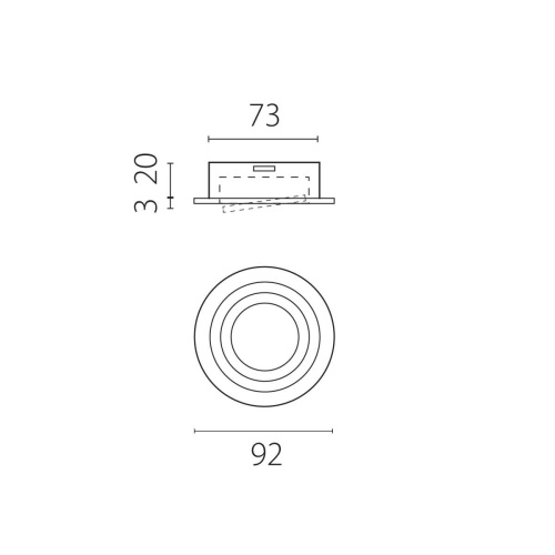 Светильник встраиваемый MR16/GU10 max 1x12Вт Singo Base Lightstar 011620 фото 2