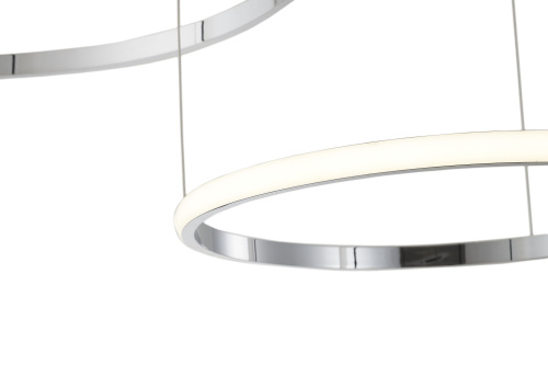 Люстра подвесная светодиодная хром LED 120Вт D40+60+80см Zortes RINGOLIGHT ZRS.33321.120F фото 6 Люстра подвесная светодиодная хром LED 120Вт D40+60+80см Zortes RINGOLIGHT ZRS.33321.120F фото 6