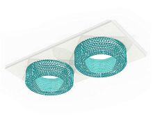 Комплект встраиваемого светильника Ambrella light Techno Spot XC7635023 SWH/BL белый песок/голубой (C7635, N7194)