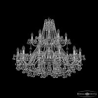 Люстра хрустальная 1409/12+6/360/2d Ni Bohemia Ivele Crystal (Богемия Ивеле Кристалл)