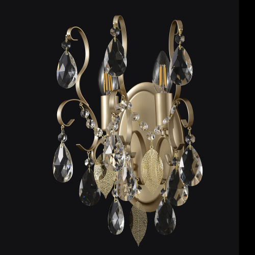 Бра Crystal Lux ESMIRALDA AP2 GOLD фото 2