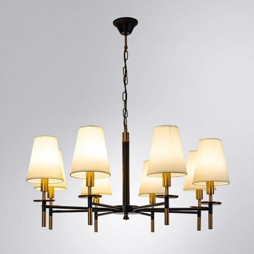 Подвесная люстра Arte Lamp RICCARDO A4075LM-8BK фото 2