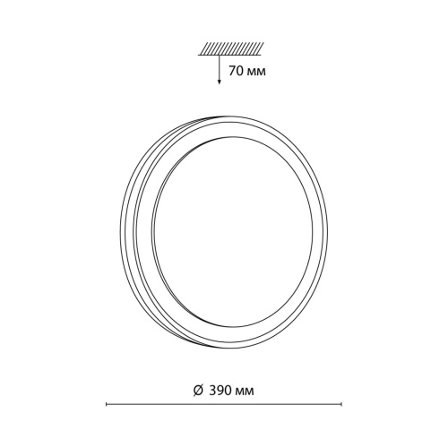 7620/DLN PALE SN 109 Светильник пластик/черный/медный LED 48Вт 3000/4000/6000K D390 IP43 CCT AKUNA фото 3 7620/DLN PALE SN 109 Светильник пластик/черный/медный LED 48Вт 3000/4000/6000K D390 IP43 CCT AKUNA фото 3