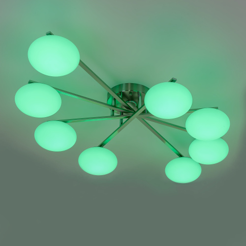 Citilux ATMAN SMART CL226A181 LED RGB Умная люстра Матовый Хром фото 4