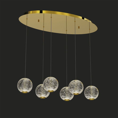 Подвесной светильник MD20001012-6A gold фото 2