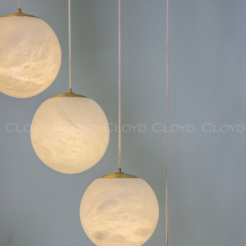 Подвесной светильник Cloyd ORIONIS P1 / выс. 12 см - алебастр - латунь (арт.12353) Подвесной светильник Cloyd ORIONIS P1 / выс. 12 см - алебастр - латунь (арт.12353)