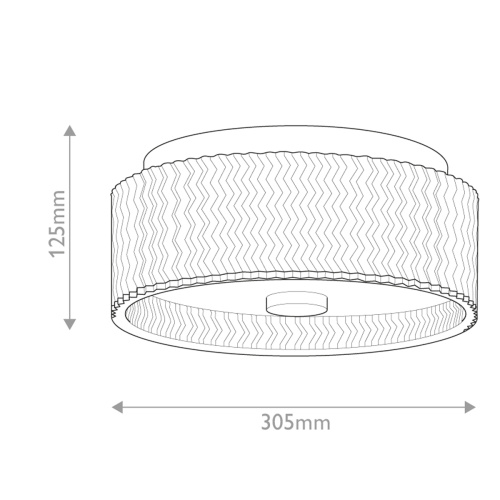 Потолочный светильник Hinkley, Арт. HK-ELLE-F-S-BK фото 9