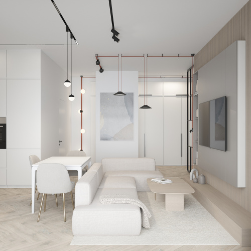 DK5547-BK Поворотный светильник для трека-ремня Belty, серия Spot, со светодиодом, D35*L126.5мм, 48V DC, 7W, RA90, 30°, 3000K, IP20, черный, алюминий фото 6