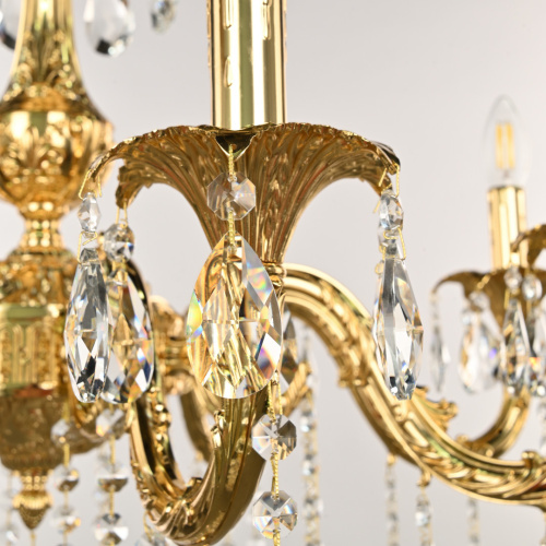 Люстра с хрустальными подвесками AL79101/8/250 A G Bohemia Ivele Crystal (Богемия Ивеле Кристалл) фото 6 Люстра с хрустальными подвесками AL79101/8/250 A G Bohemia Ivele Crystal (Богемия Ивеле Кристалл) фото 6