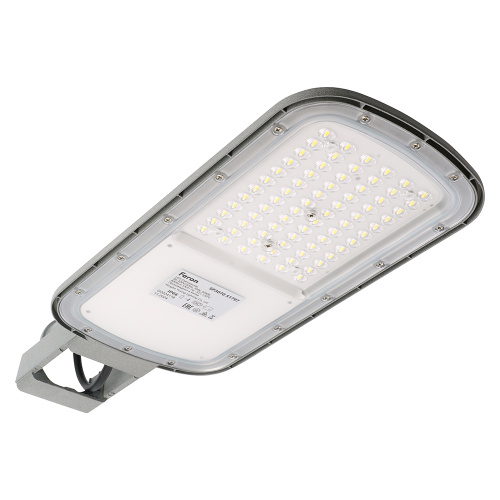 Светодиодный уличный консольный светильник Feron SP3070 50W 5000K AC90-300V, серый фото 7