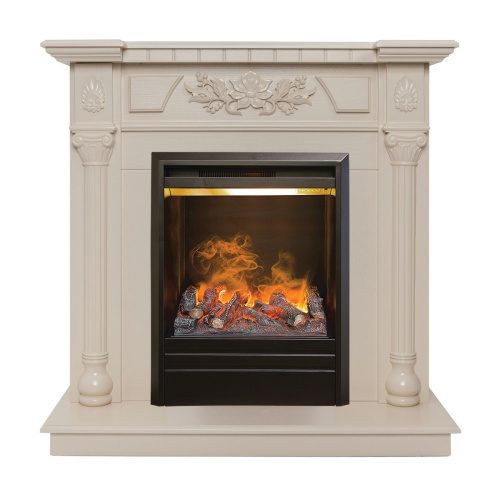 Электрокамин RealFlame Dacota WT белый дуб с очагом 3D Olympic Электрокамин RealFlame Dacota WT белый дуб с очагом 3D Olympic