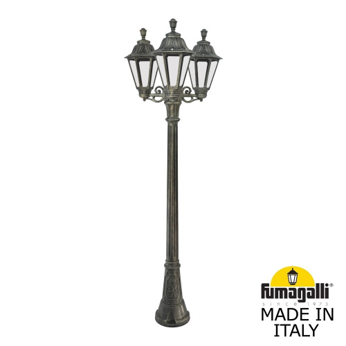Fumagalli Садово-парковый фонарь FUMAGALLI ARTU BISSO/RUT 3L E26.158.S30.BXE27