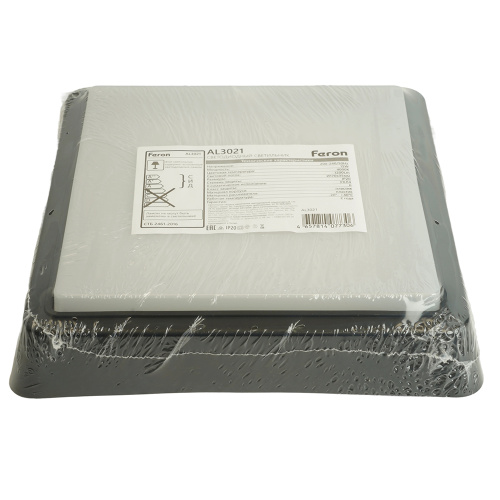 Светильник светодиодный Feron AL3021 в пластиковом корпусе 15W 6500K IP20 черный фото 6