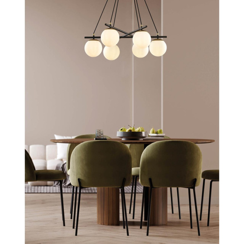 5212/6 MODERNI LN26 175 черный, золотой Люстра E27 6*60W 220V RANDI фото 2 5212/6 MODERNI LN26 175 черный, золотой Люстра E27 6*60W 220V RANDI фото 2