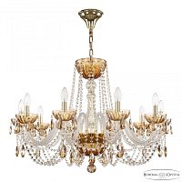 Люстра 5402/10/300 G Amber/M-1H K721 Bohemia Ivele Crystal (Богемия Ивеле Кристалл)