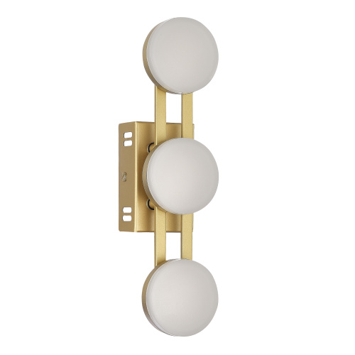 SL6610.201.03 Светильник настенный ST-Luce золотистый/белый LED 1*6W 4000K MONRO фото 5