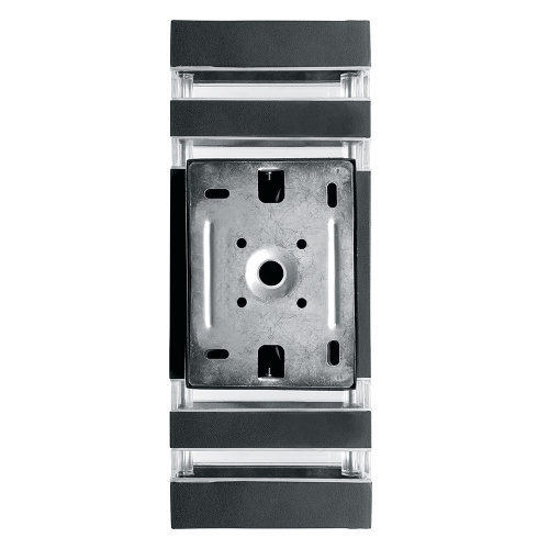 Светильник садово-парковый Feron DH0807, на стену вверх/вниз,  E27 230V, черный фото 5