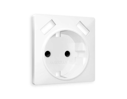 Лицевая панель розетки AMBRELLA VOLT AP1290 Лицевая панель розетки AMBRELLA VOLT AP1290