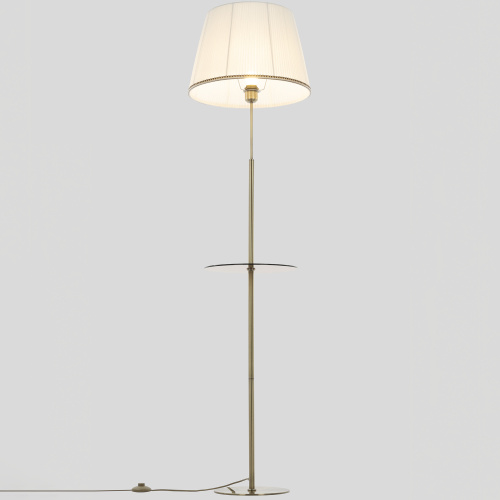 Citilux Линц CL402980T Торшер бронза со столиком и белым абажуром фото 2 Citilux Линц CL402980T Торшер бронза со столиком и белым абажуром фото 2