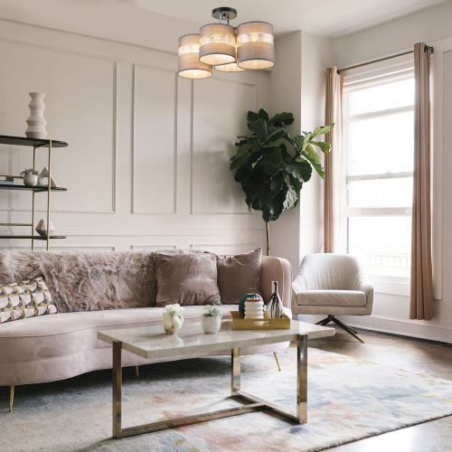 Потолочный светильник Escada 642/4P E27*60W Black фото 2