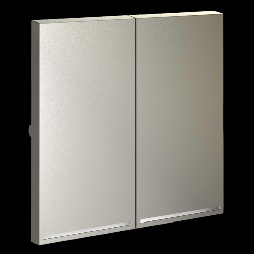 Клавиши для выключателя/переключателя двухклавишного с подсветкой S70 (шелк) Voltum VLS000404 Клавиши для выключателя/переключателя двухклавишного с подсветкой S70 (шелк) Voltum VLS000404