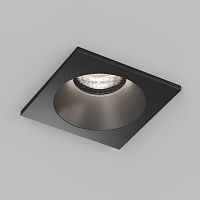 DK2131-BK Встраиваемый влагозащищённый светильник COVE, IP44, до 15 Вт LED, GU10, алюминий, чёрный