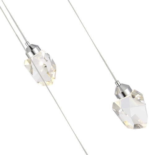 SL6114.103.06 Светильник подвесной ST-Luce Хром/Прозрачный LED 6*3W 3000K CASCATO фото 3