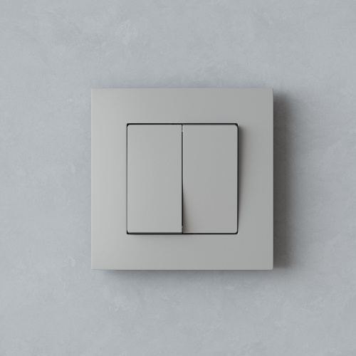 W0012917/ Рамка на 1 пост Slab (дымчатый софт) W0012917 фото 4