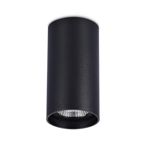 ST157.432.15 Светильник потолочный Черный LED 1*15W 3000K 1 200Lm Ra>90 60° IP44 D75xH140 220-265V Накладные светильники фото 2