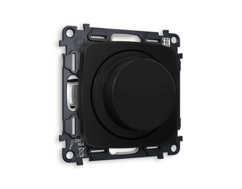 Комплект механизма светорегулятора универсального AMBRELLA VOLT OMEGA Черный матовый 25-600W/LED 5-300W QUANT (OP8055, VM136) MO805510