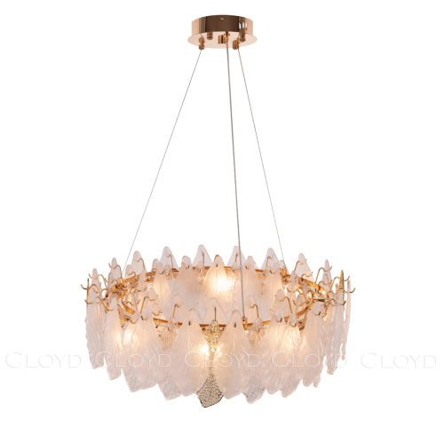 Люстра Cloyd SENEGAL-B C8 / Ø60 см - с золотыми листьями - золото (арт.10434) фото 3 Люстра Cloyd SENEGAL-B C8 / Ø60 см - с золотыми листьями - золото (арт.10434) фото 3