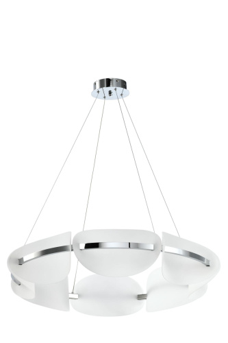 Подвесной светильник потолочный хром LED 40Вт D80см Zortes MOON ZRS.1211.80 Подвесной светильник потолочный хром LED 40Вт D80см Zortes MOON ZRS.1211.80