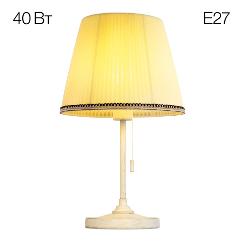 Citilux Линц CL402723 Настольная лампа патина с кремовым абажуром Citilux Линц CL402723 Настольная лампа патина с кремовым абажуром