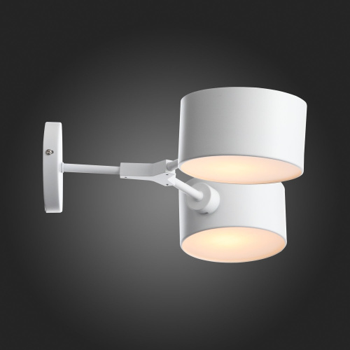 SLE183501-02 Светильник настенный Белый/Белый E14 2*60W GIMENTO фото 4 SLE183501-02 Светильник настенный Белый/Белый E14 2*60W GIMENTO фото 4
