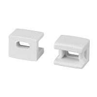Заглушка Arlight Plintus-Fantom-Bent White с отверстием 043898