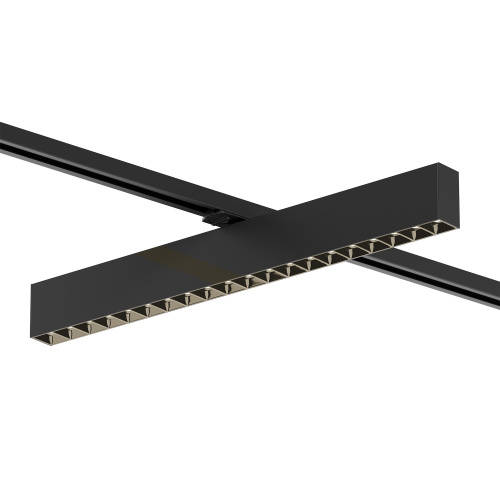 DK6634-BK Поворотный однофазный трековый светильник EDDER со светодиодом L538mm 220V 40W 30° 3000K IP20 черный алюминий фото 3 DK6634-BK Поворотный однофазный трековый светильник EDDER со светодиодом L538mm 220V 40W 30° 3000K IP20 черный алюминий фото 3