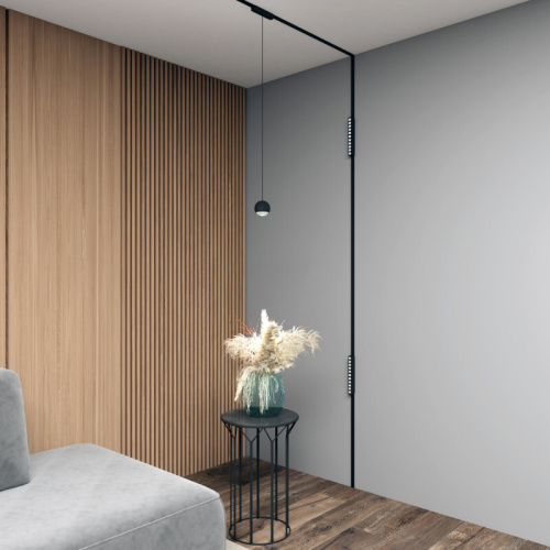 DK5346-BK Светильник для трека Air, серия Hang 4000 со светодиодом, ?80*76мм, 48V DC, 5W, RA?95, 120°, 4000K, IP20, черный, алюминий фото 2 DK5346-BK Светильник для трека Air, серия Hang 4000 со светодиодом, ?80*76мм, 48V DC, 5W, RA?95, 120°, 4000K, IP20, черный, алюминий фото 2