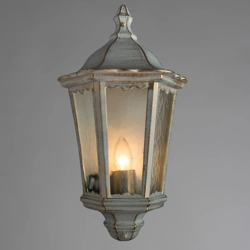 Уличный настенный светильник Arte Lamp PORTICO A1809AL-1WG фото 2 Уличный настенный светильник Arte Lamp PORTICO A1809AL-1WG фото 2