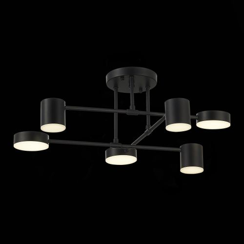 SLE201042-06 Светильник потолочный Черный/Черный LED 6*7W 4000K NOBEL фото 10