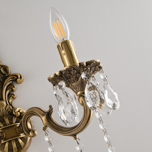 Бра с хрустальными подвесками AL7801B14/2/175 B FP Bohemia Ivele Crystal (Богемия Ивеле Кристалл) фото 9