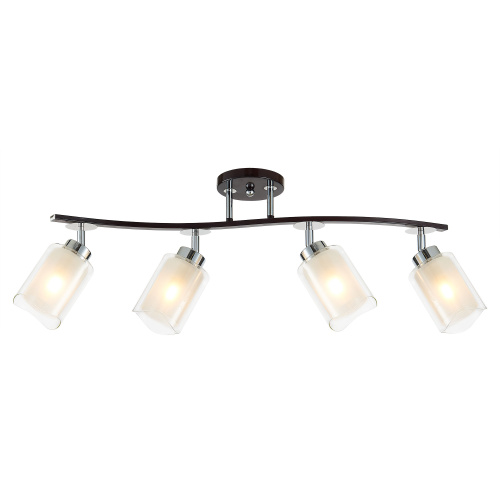 Citilux Фортуна CL156142 Люстра с поворотными плафонами Венге Хром Citilux Фортуна CL156142 Люстра с поворотными плафонами Венге Хром