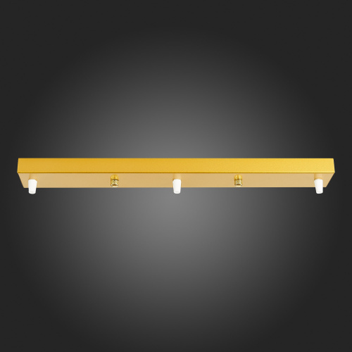 SL001.213.03 Потолочное крепление на 3 лампы (прямоугольное) ST-Luce Золотистый SL1 фото 2 SL001.213.03 Потолочное крепление на 3 лампы (прямоугольное) ST-Luce Золотистый SL1 фото 2