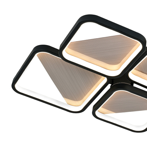 Потолочный светильник 100010/4C LED*116W Black/Wood фото 6 Потолочный светильник 100010/4C LED*116W Black/Wood фото 6