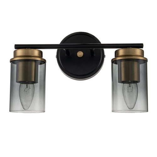 Настенный светильник Escada 2118/2A E14*40W Black/Brass фото 2 Настенный светильник Escada 2118/2A E14*40W Black/Brass фото 2