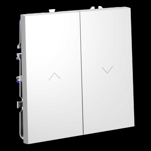 Выключатель встраиваемый S70 для жалюзи 10А, (белый матовый) Voltum VLS020702 фото 2