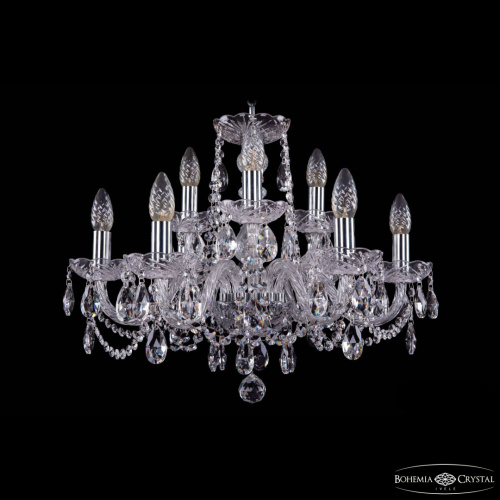 Люстра хрустальная 1402/6+3/195 Ni Bohemia Ivele Crystal (Богемия Ивеле Кристалл) Люстра хрустальная 1402/6+3/195 Ni Bohemia Ivele Crystal (Богемия Ивеле Кристалл)