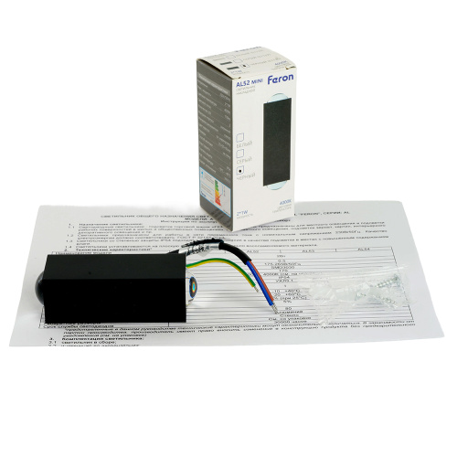 Светодиодный светильник стационарный Feron AL52 MINI 2*1W 3000K черный фото 11